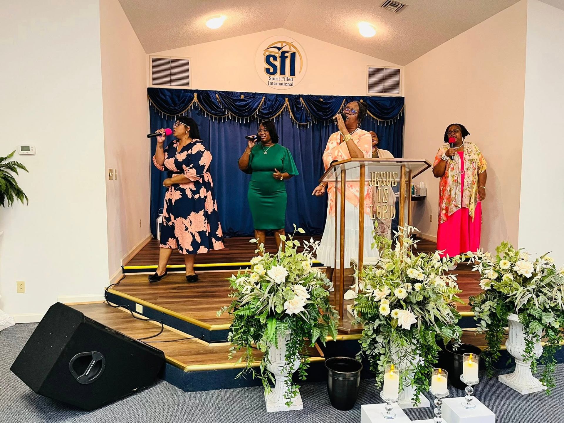 Praise and worship team
